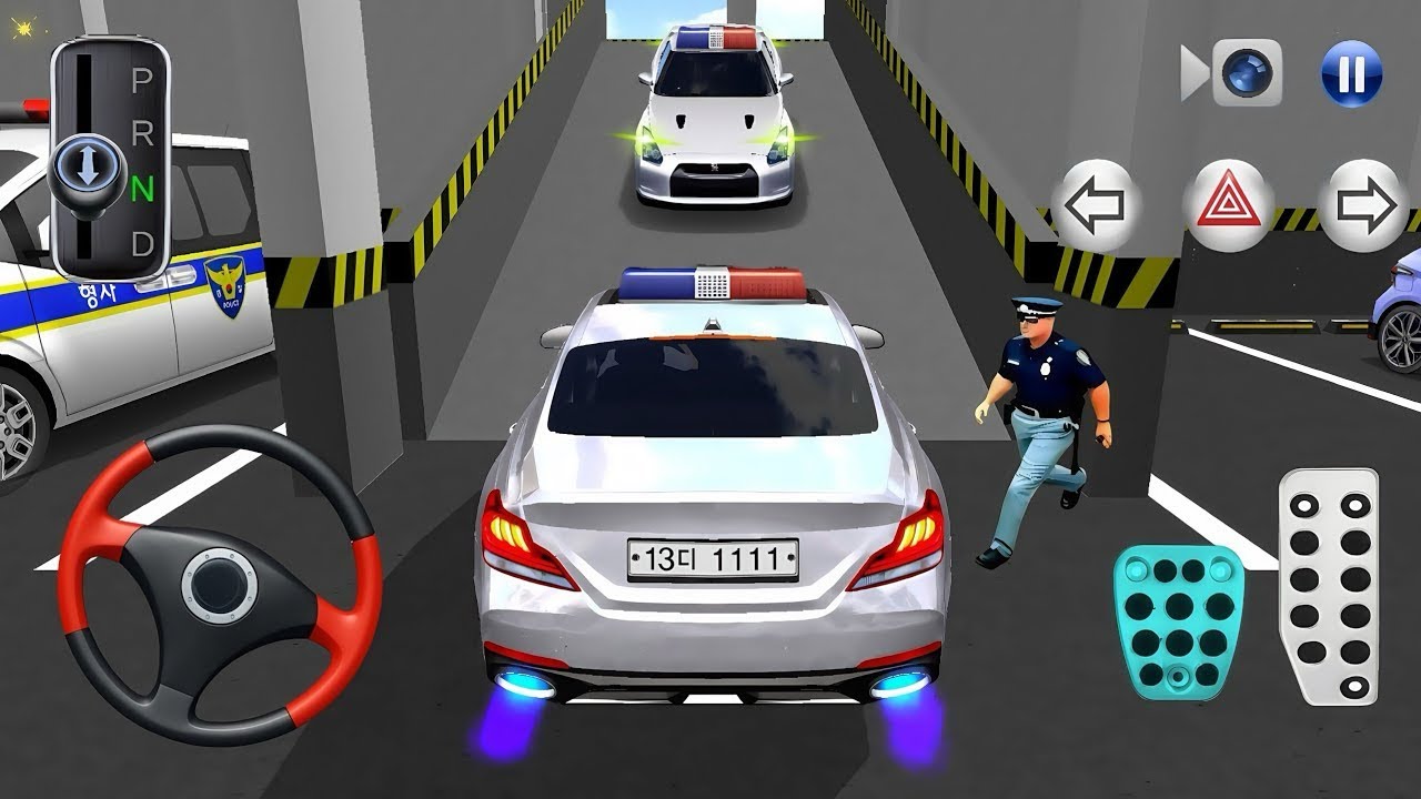 3D New Orange Mercedes Cars For Parking 3D Driving Class Simulation game - Android ios gameplay
