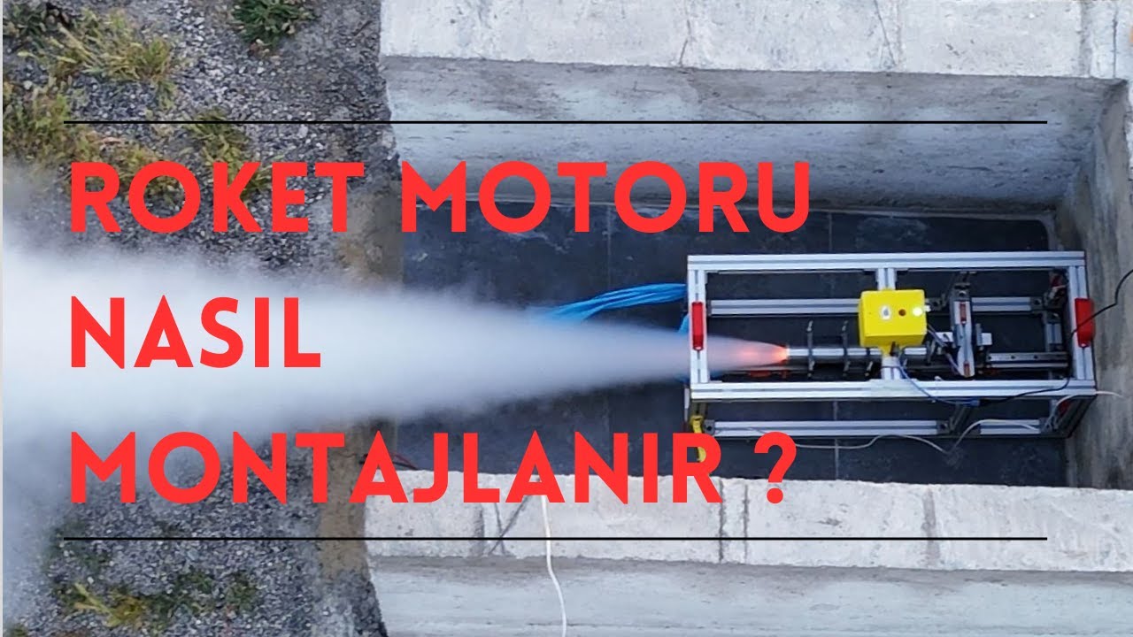 Roket Motoru Nasıl Montajlanır ? || El Yapımı Roket Motoru