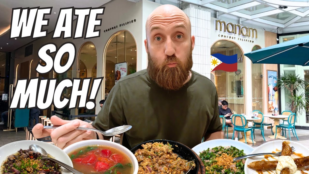 Filipino FEAST at MANAM! 🇵🇭 Our favourite meal in Manila, Philippines!