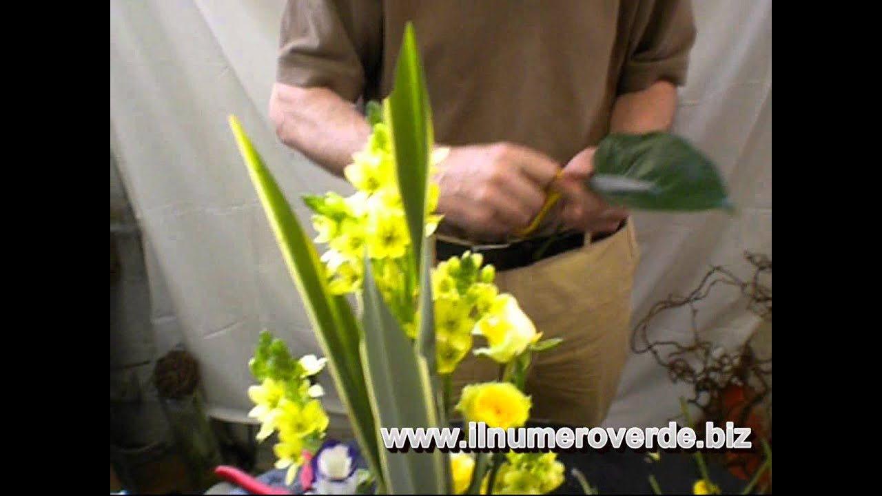 1x12 Come impostare centrotavola con fiori - Corso di composizioni floreali