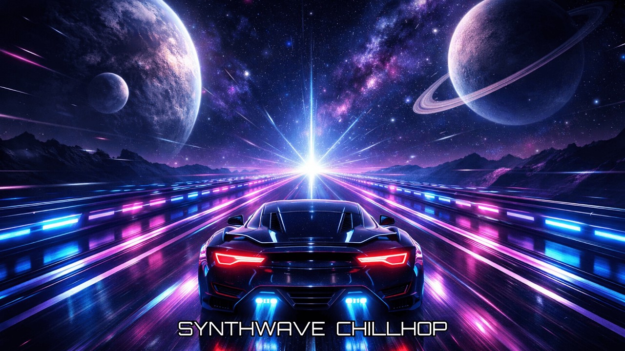 🚀 Cyberpunk Space Highway – Synthwave Ambient Cruiser Mix 🌌 | Focus, Drive, Study, Chill Beats