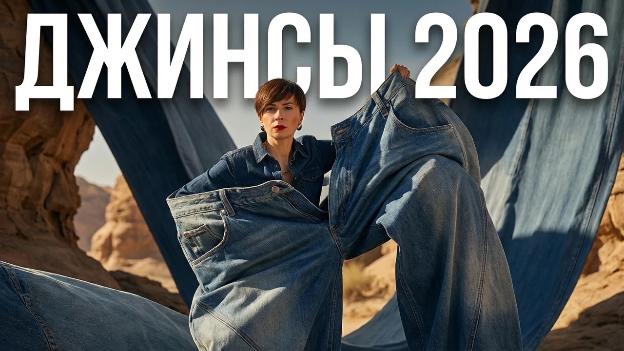Джинсы 2026. Как выбрать. С чем сочетать.