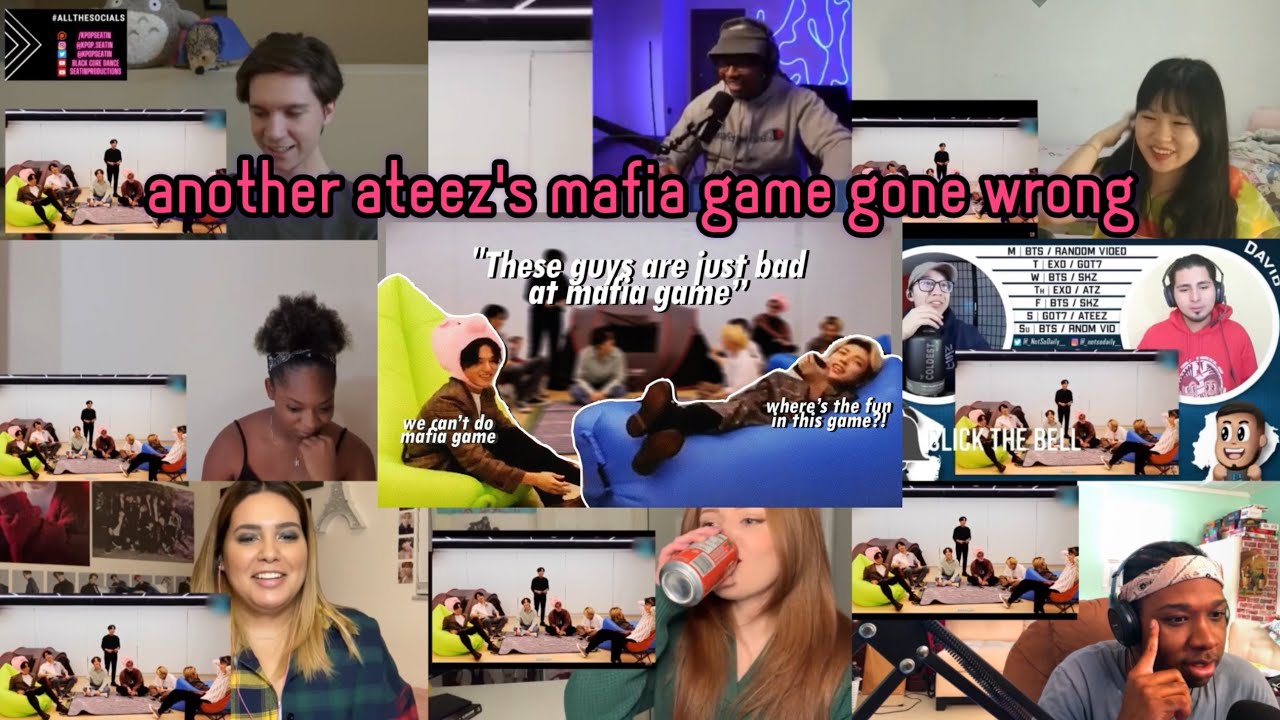 another ateez's mafia game gone wrong | REACTION MASHUP 