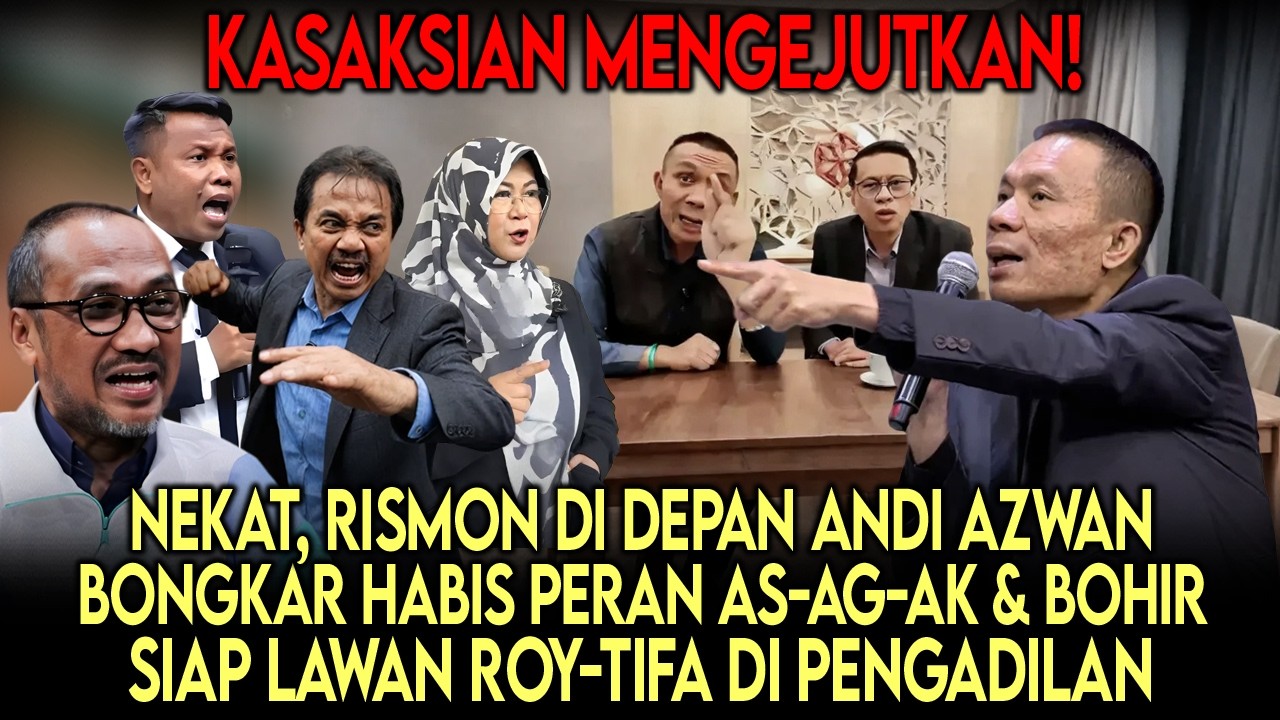 Kesaksian Mengejutkan❗️Rismon Bongkar Misi Politik AS-AK-AG & Bohir💥Siap Lawan Roy-Tifa Di Sidang