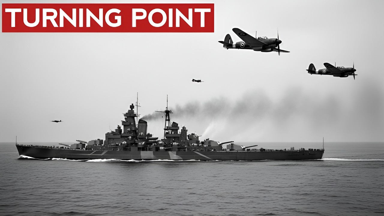 Bismarck Sank the Pride of Britain… Then the Sky Turned Against Her