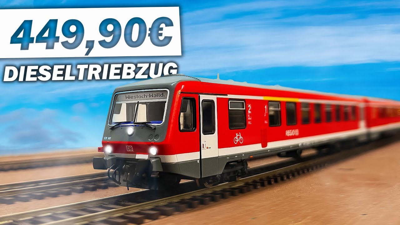 Unlimited driving fun for 449,90€? The new Roco class 628 diesel multiple unit | Roco 72079 | H0