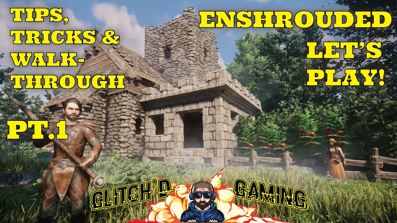 Enshrouded - Let's Play - Pt 1 - Full Tips & Tricks, Mechanics, Walk-through & First Flame Shrine