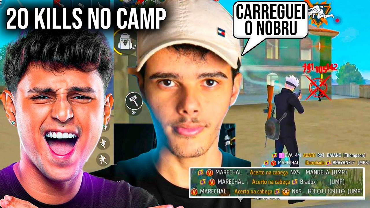 20 KILLS NO CAMP! MARECHAL DESTRUIU NO CAMP COM SUA SENSI XITADA!