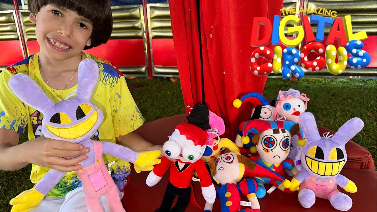 ROGER GANHA PELÚCIAS O INCRÍVEL CIRCO DIGITAL - THE AMAZING DIGITAL CIRCUS