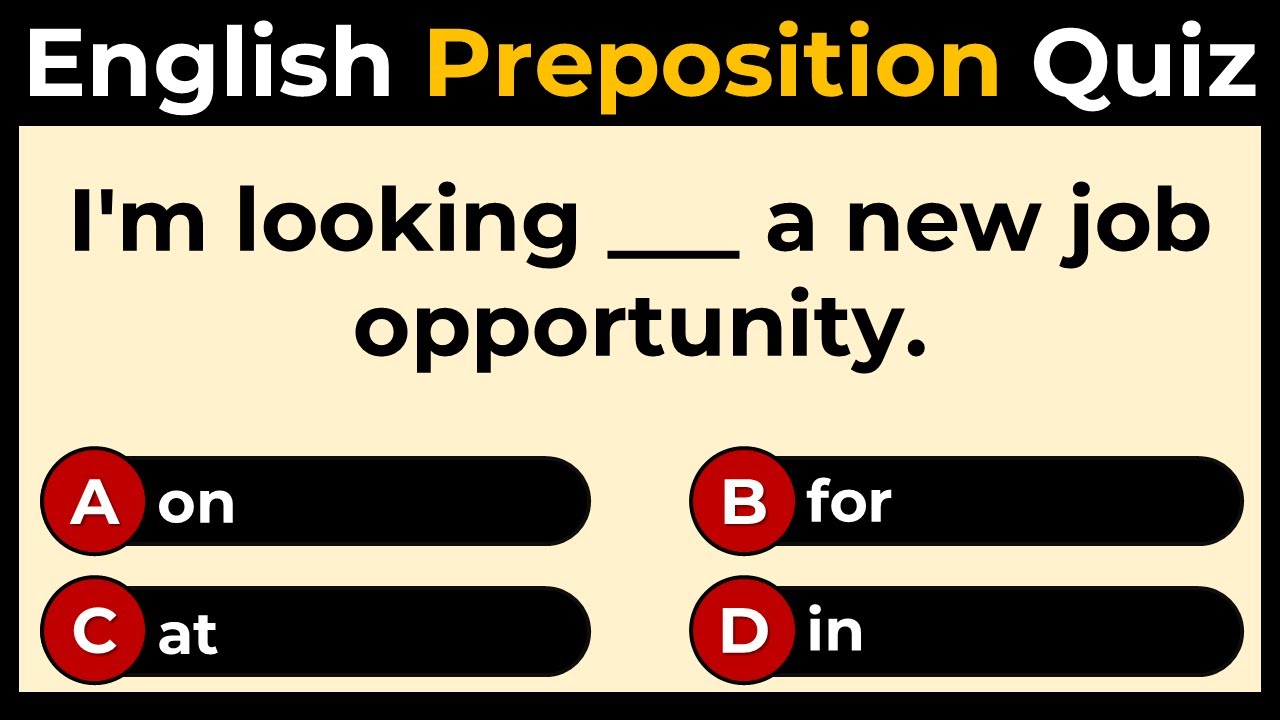 English Preposition Quiz: Can you score 10/10?