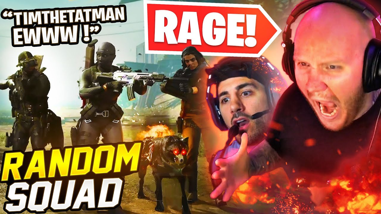 PLAYING WITH A RANDOM SQUAD BUT THINGS GOT TOXIC! Ft. Nickmercs