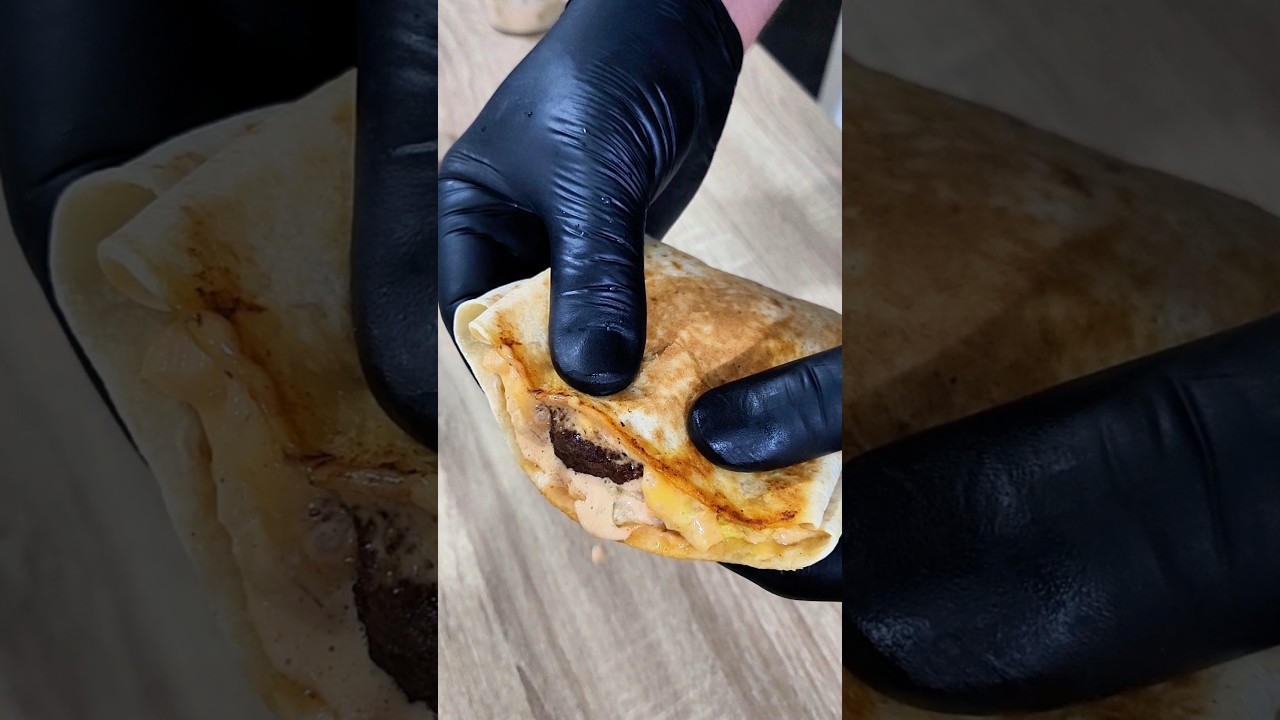 Хак для перекуса за 10 минут!  Обертывание тортильей