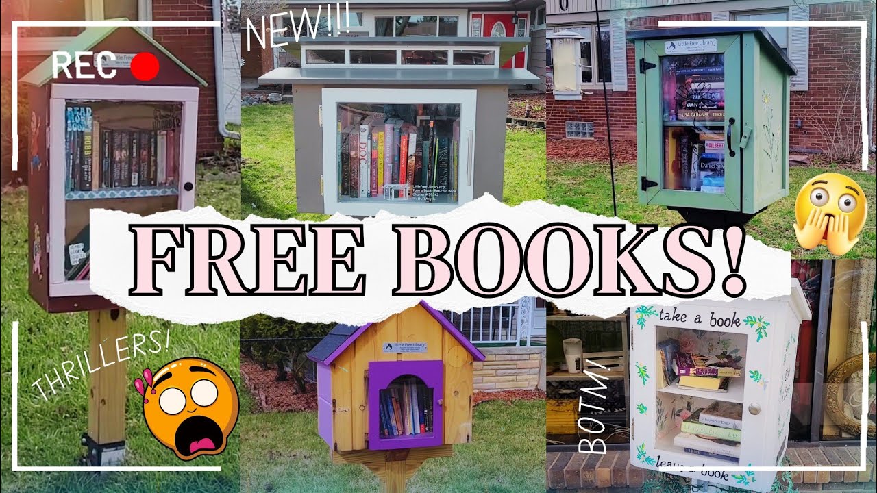 Little Free Library Vlog (SHOCKING good finds!) 👀