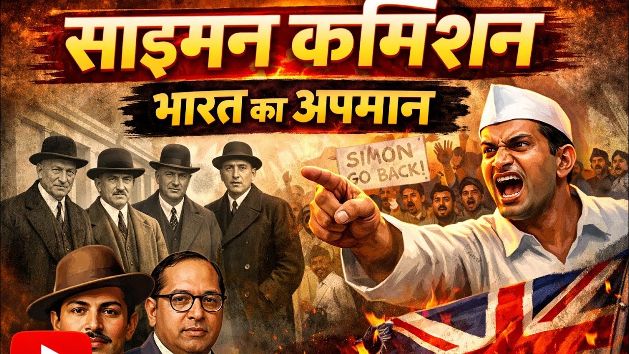 साइमन कमीशन का भारत में अपमान 