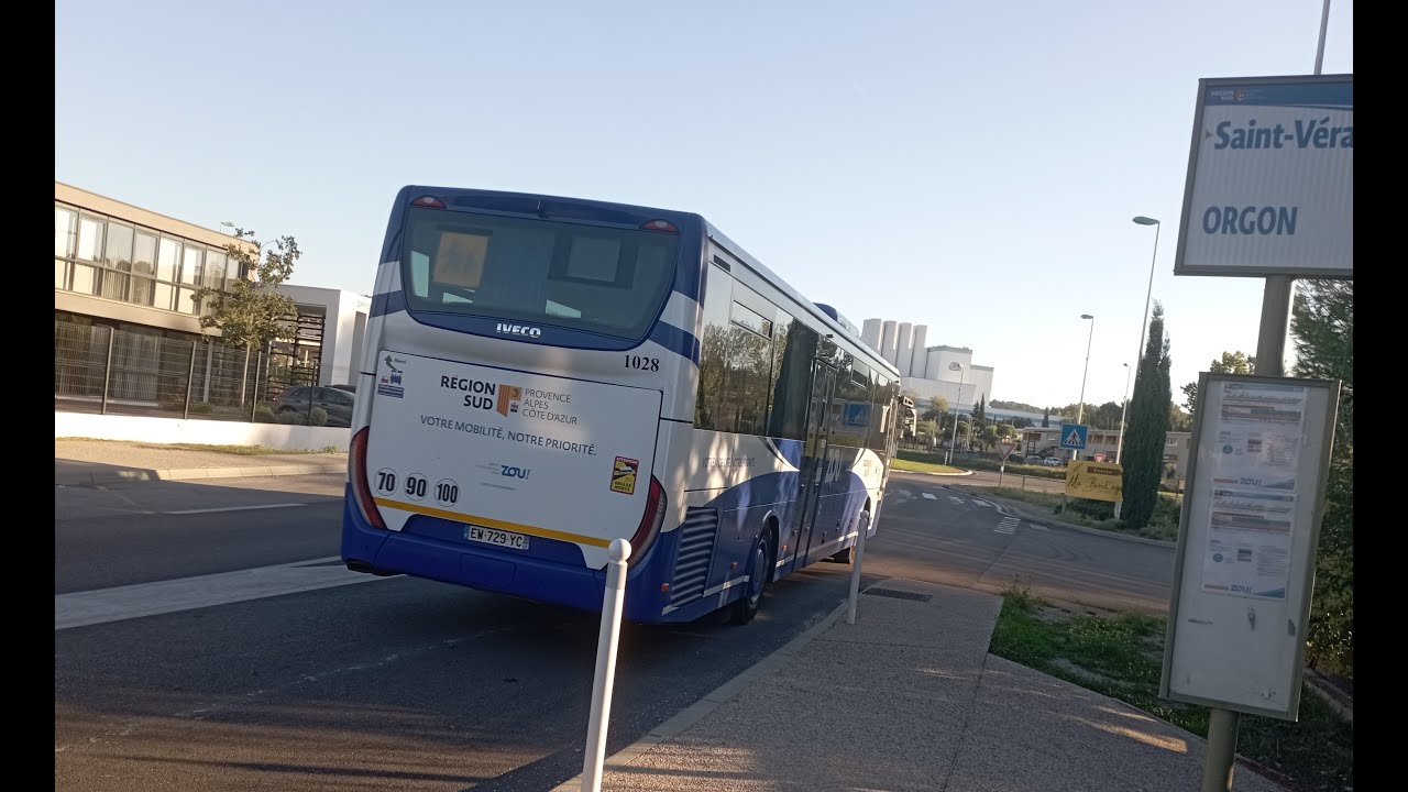[ZOU !] Iveco Crossway Line €6 sur la ligne 58/706 destination ORGON FREIRESQUE