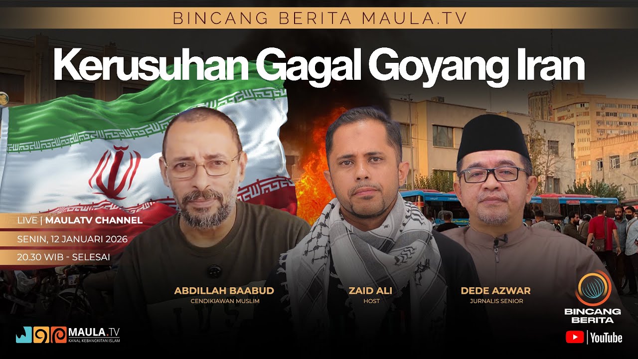 BINCANG BERITA 12/01/2026 : Mimpi Amerika Runtuhkan Republik Islam Menguap