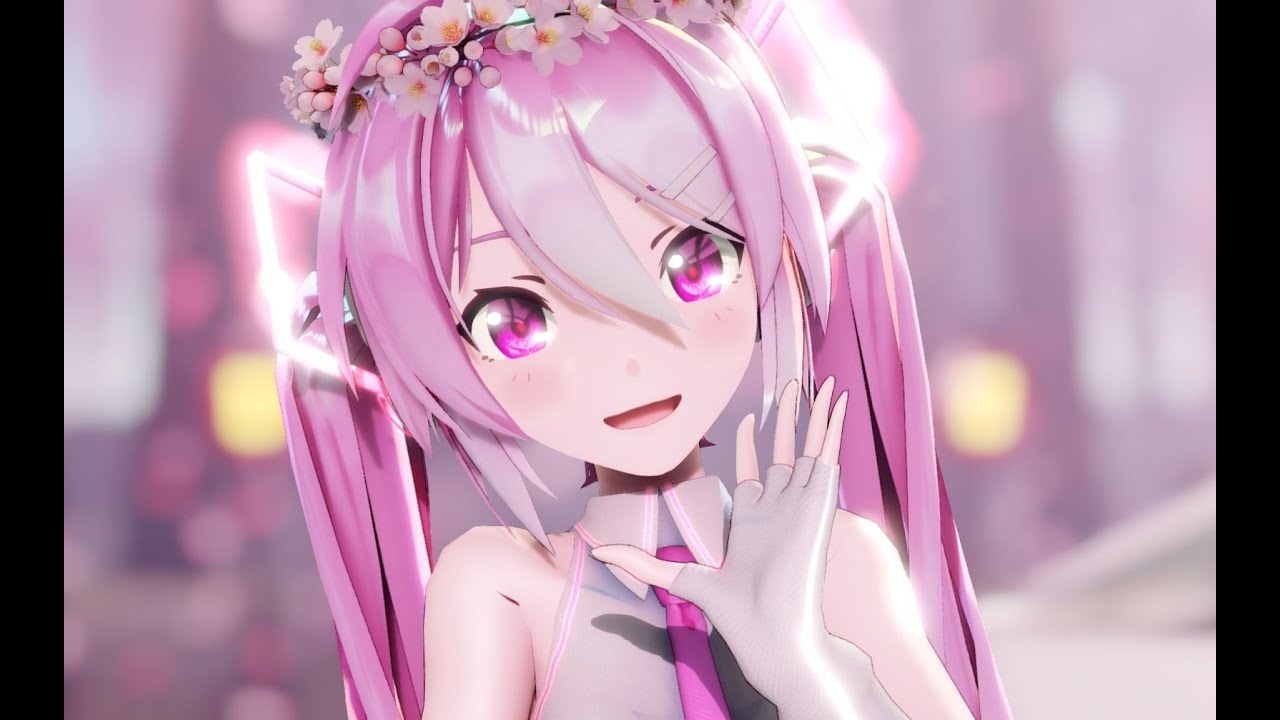 【VOCALOID MMD/4K/60FPS】Hatsune Miku【世界は恋に落ちている】