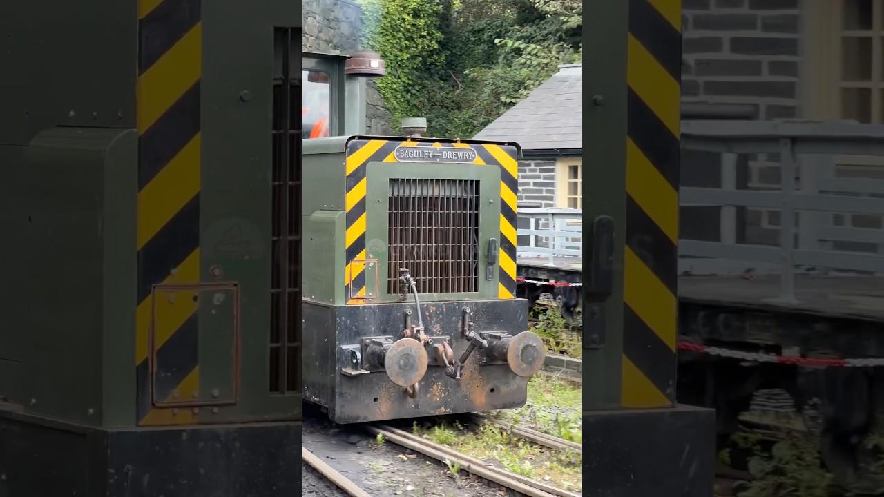 Baguley Drewry &lsquo;Trecwn&rsquo; at Wharf Station 🚂 #talyllynrailway #diesellocomotives