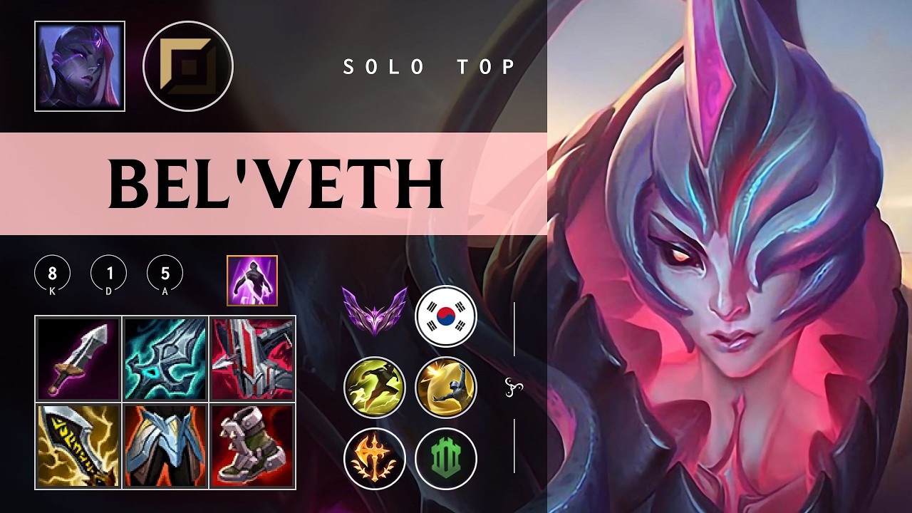 Bel'Veth Top vs Shen - KR Master Patch 26.04