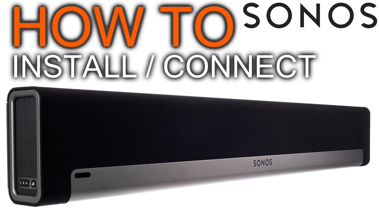 How to install Sonos PlayBar