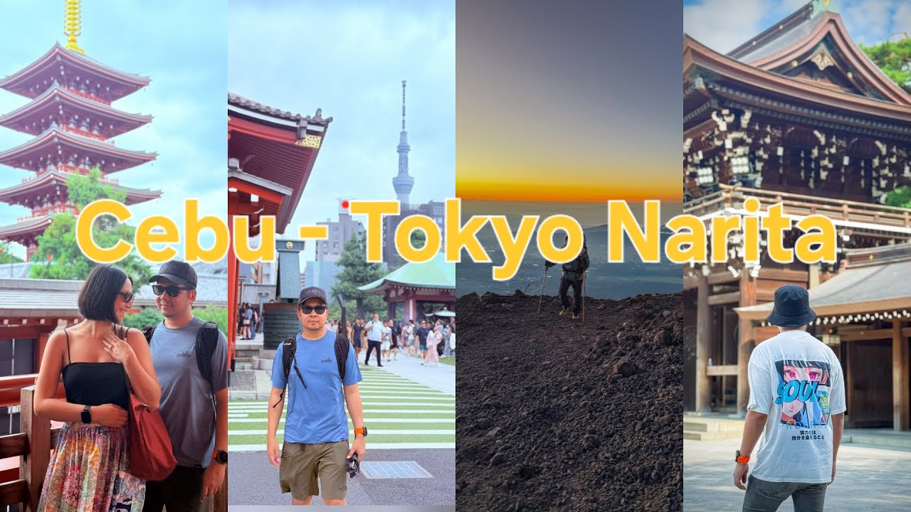 Cebu to Tokyo Narita flight experience and Tokyo Day 0.