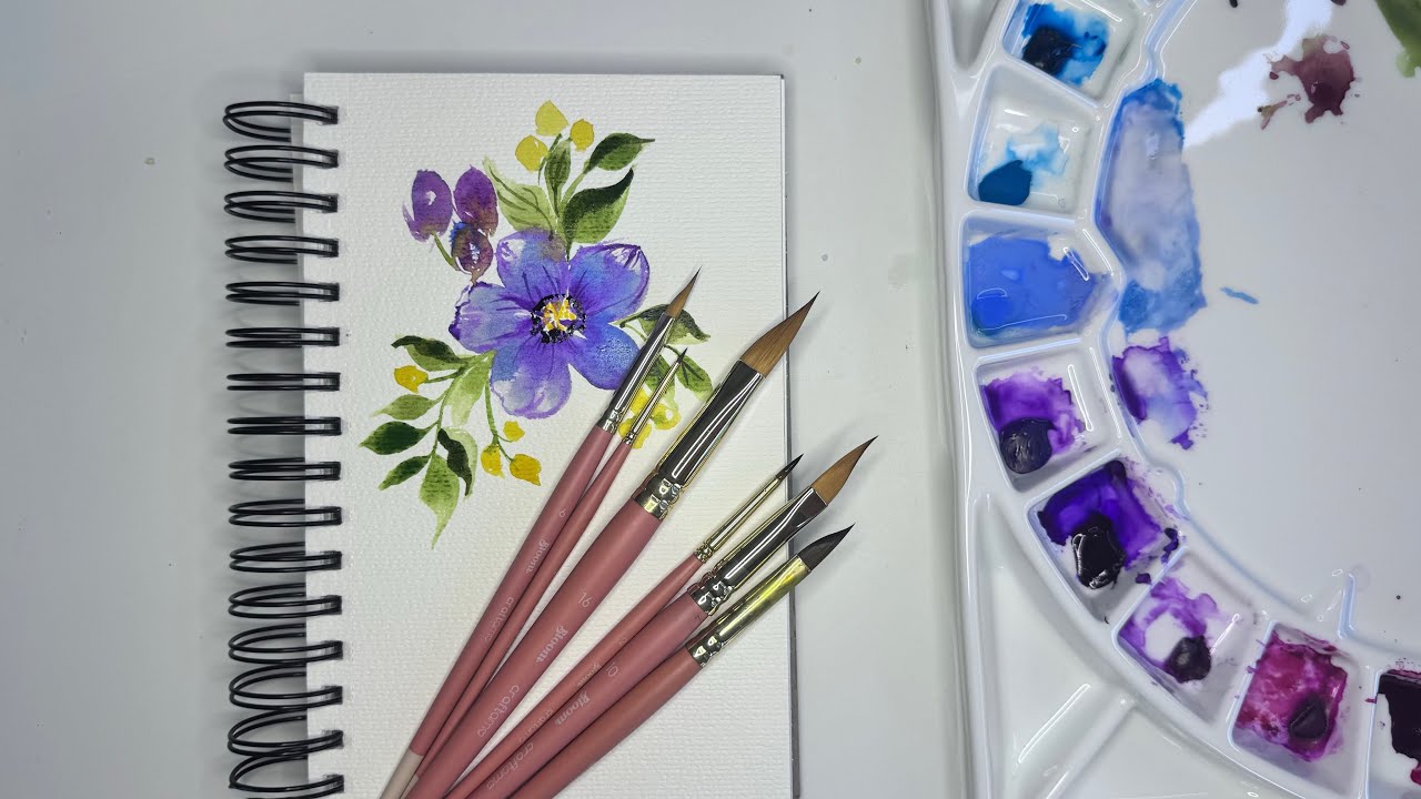 Must-Have Watercolor Brushes | I’ve Been Testing Craftamo’s Bloom Set - Demo Here
