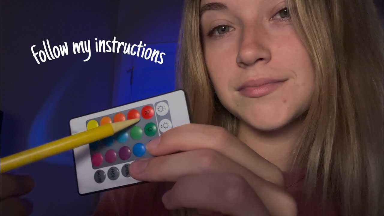 ASMR Follow My Instructions To Fall Asleep Easily😴 *Lots of Eyes Closed* 