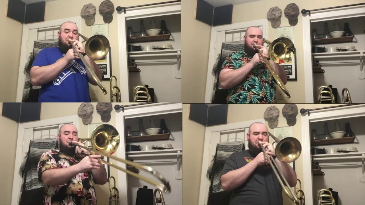 Pentatonix Daft Punk Medley - Trombone Cover