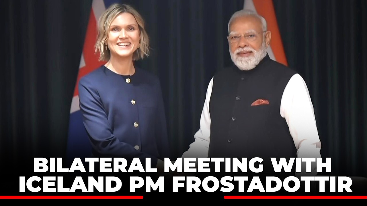 LIVE: PM Modi holds bilateral meeting with Iceland PM Kristrun Frostadottir |3rd India-Nordic Summit