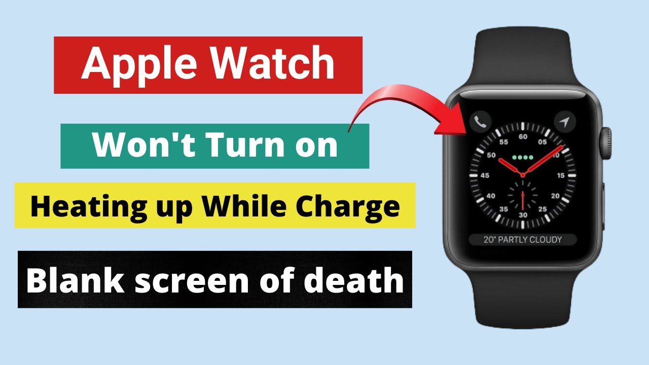Apple watch won’t turn on!Heating on charging and dead fix.