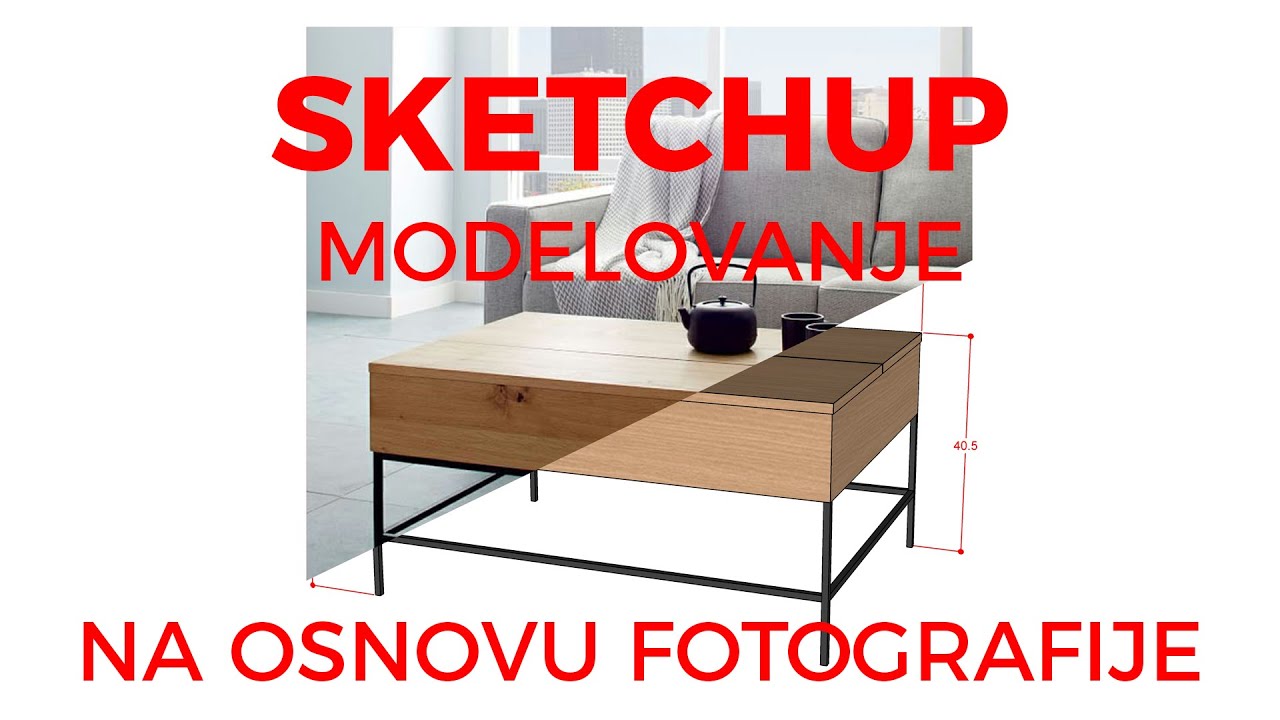 SketchUp - Modelovanje na osnovu fotografije