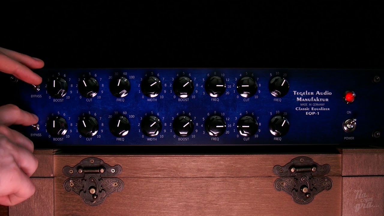 Tegeler Audio Manufaktur Classic Equalizer EQP-1 | Kick, Snare, Overheads demo