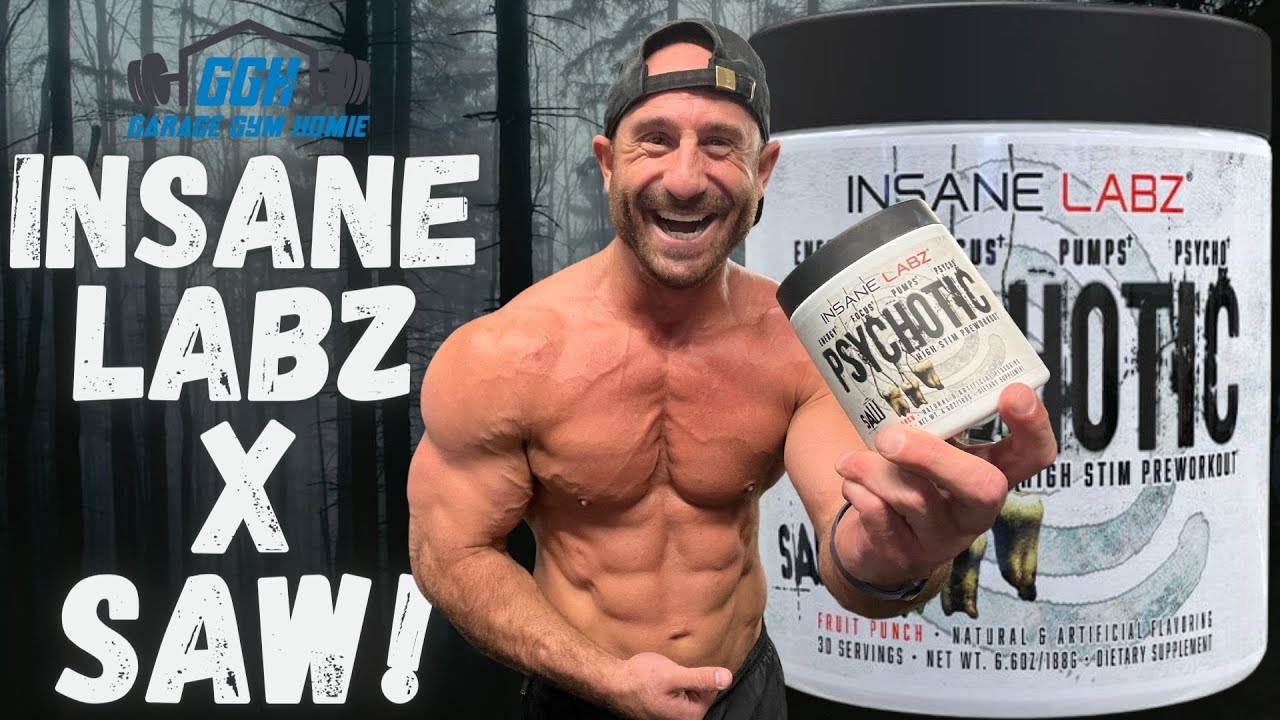 SCARY STIM JUNKIE INSANITY! 🪚 Insane Labz Psychotic SAW Pre-Workout Review