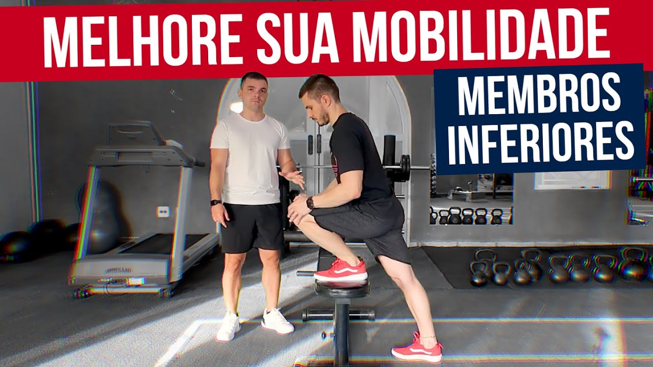EXERCÍCIOS DE MOBILIDADE - MEMBROS INFERIORES - TORNOZELO E QUADRIL.