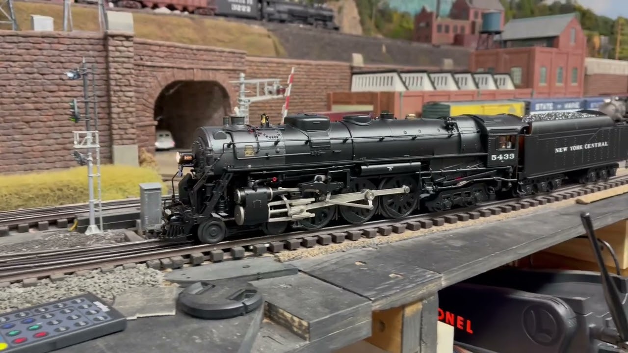 Lionel 6-38041 NYC J3a Hudson upgraded with new shorter IR tether, larger front pilot wheels