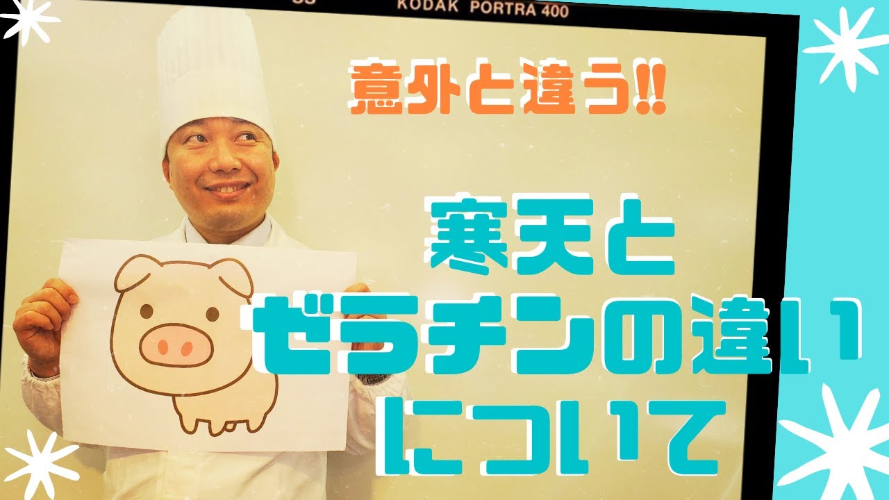 【違いを知ろう！】寒天とゼラチンの違いについて
