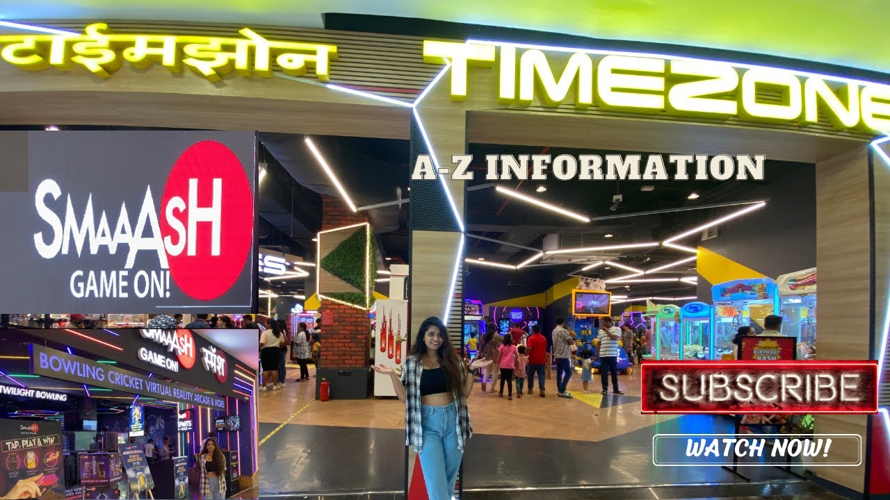 Timezone || Smaaash 🎳 || R-City || bowling|| fun || Arcade/VR games|| Gamezone || A-Z information