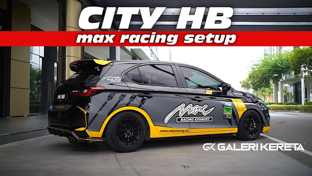 City Hatchback | Exhaust & Intake Setup by Max Racing