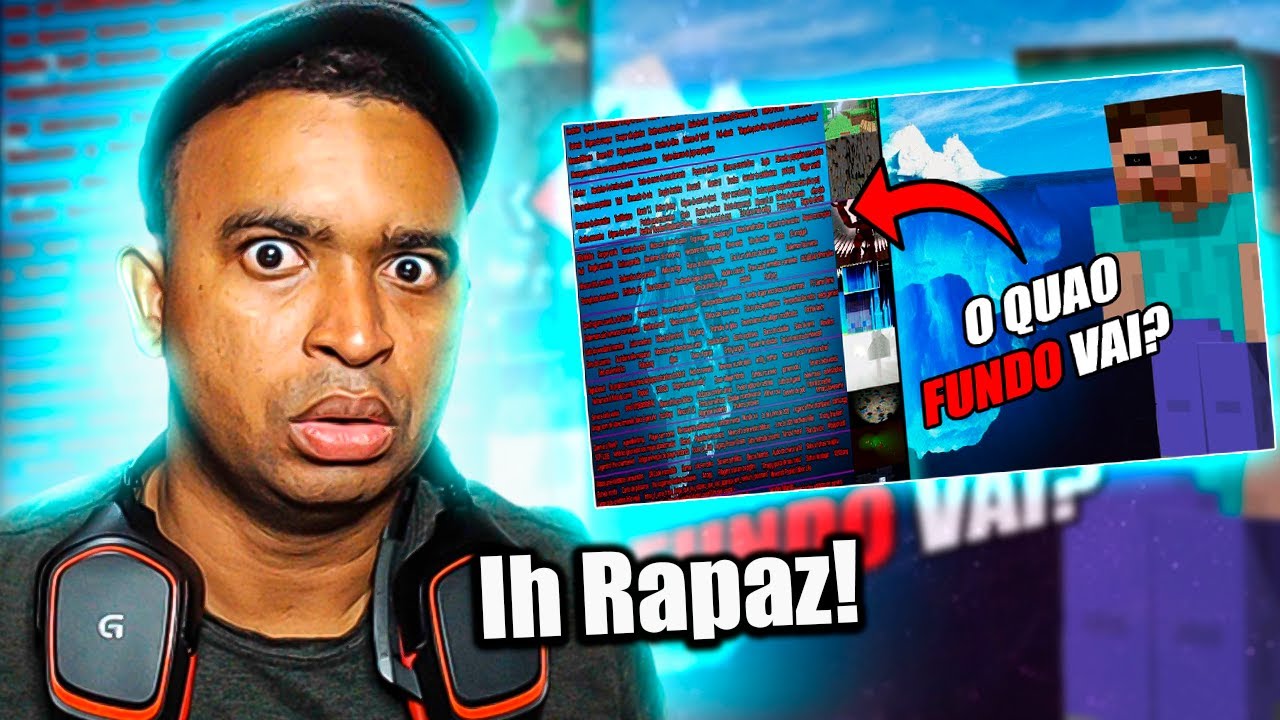 REACT | O estranho iceberg de Minecraft (REMAKE + Q&A) - Chuckcew