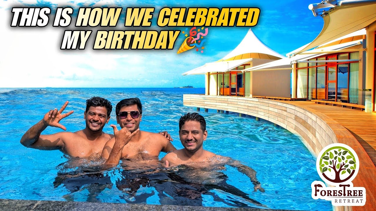This is how we celebrated my birthday in Forestree Retreat Resorts in Bangalore 🎉🎂❤️