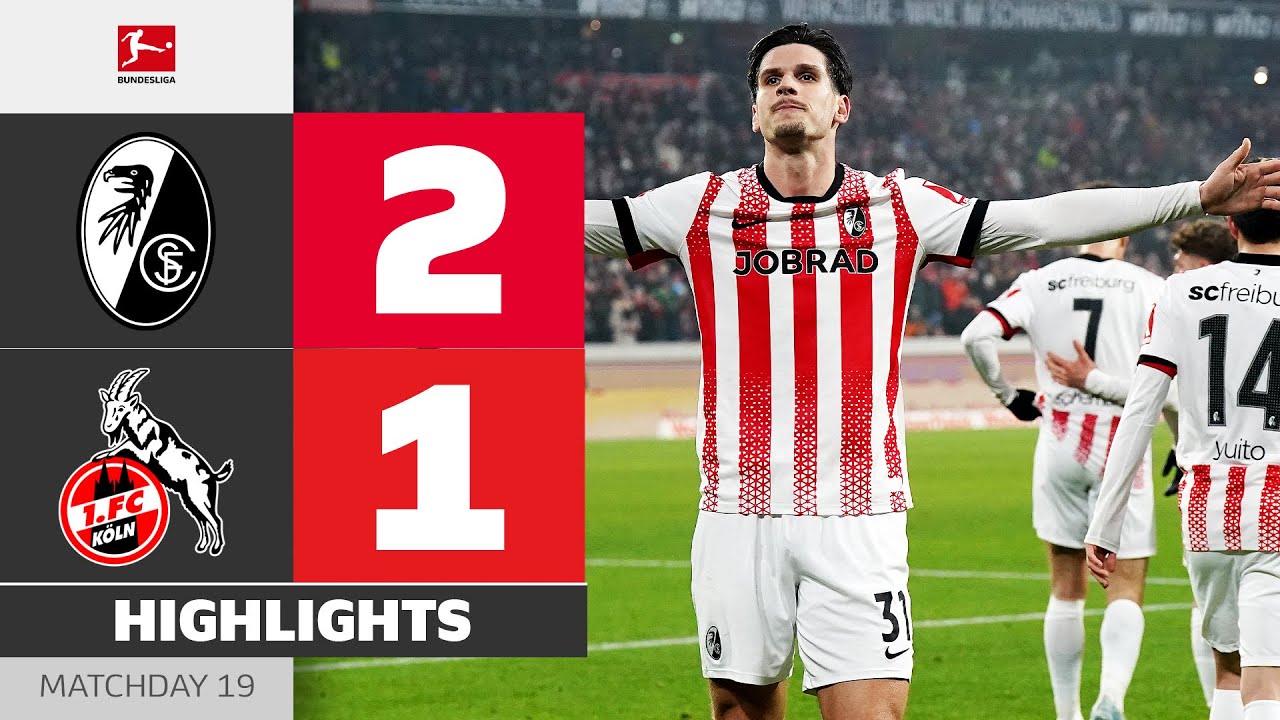 Own Goal? Instant Response! | SC FREIBURG - 1. FC K&Ouml;LN | Highlights | Matchday 19 &ndash; Bundesliga