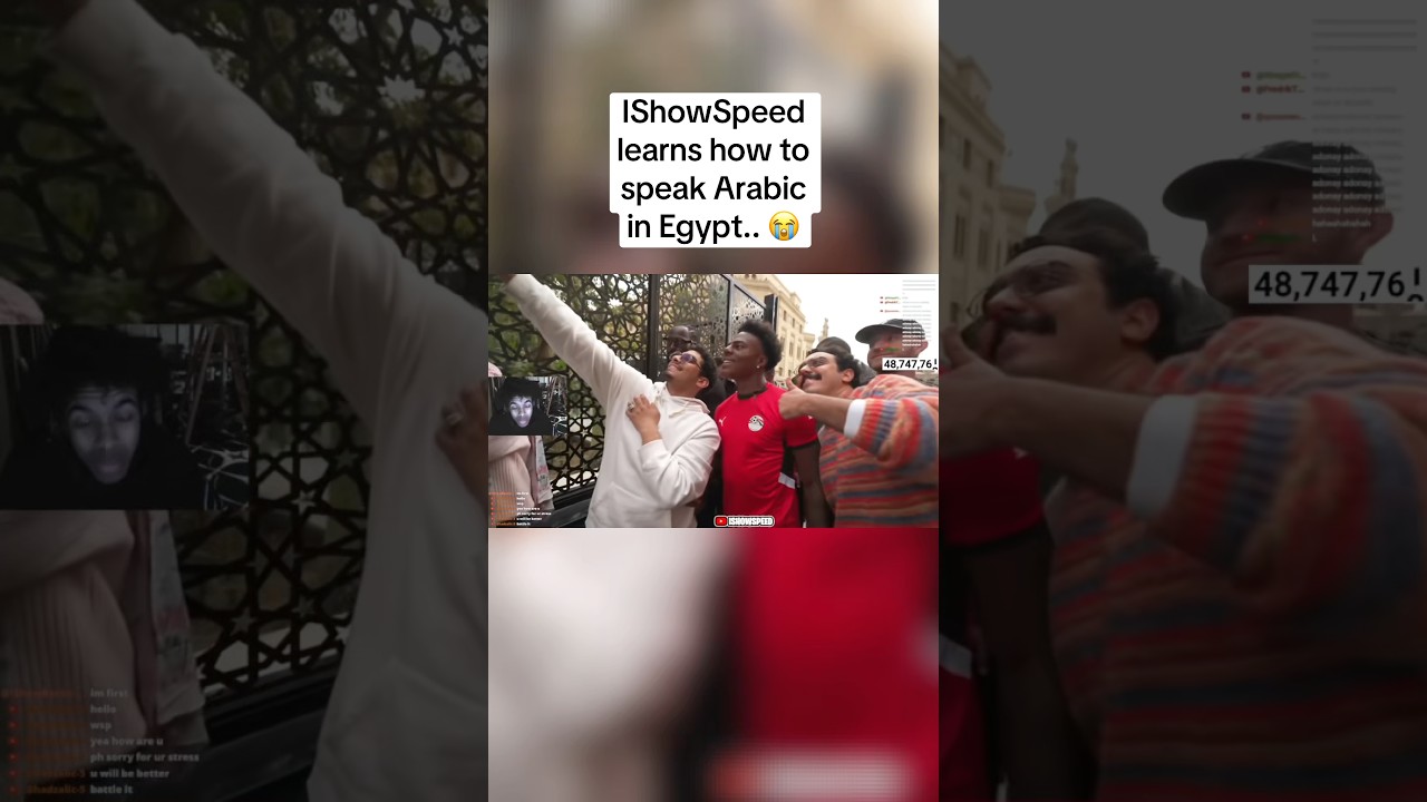Speed LEARNS how to speak ARABIC in Egypt.. 😭 