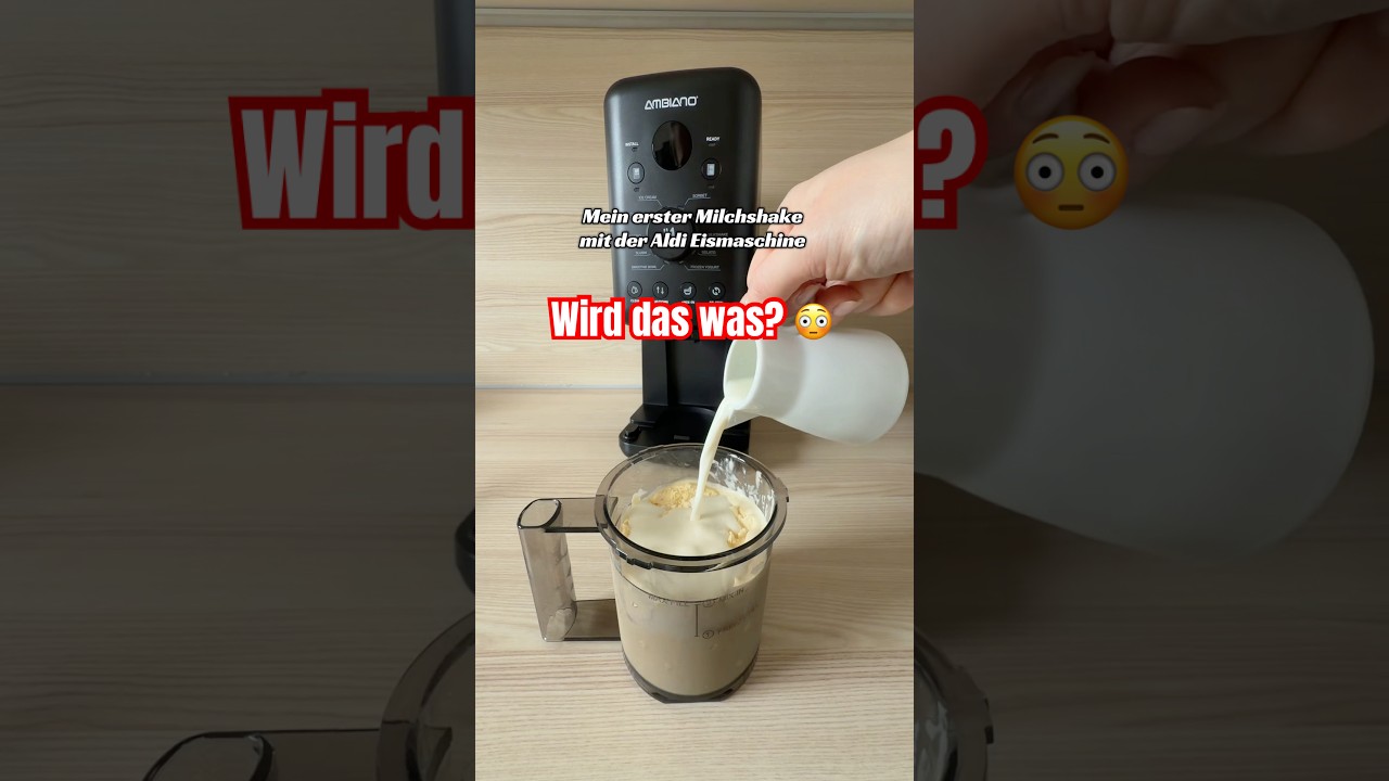 Aldi Eismaschine f&uuml;r 99,99&euro; getestet 😳🍦 Lohnt sich das?