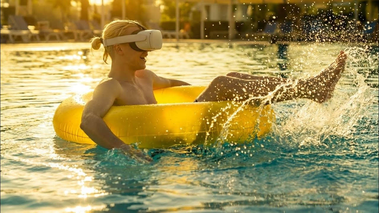 ПОНЮХАЛ ДНО БАССЕЙНА В VR (пахнет шоколадом)