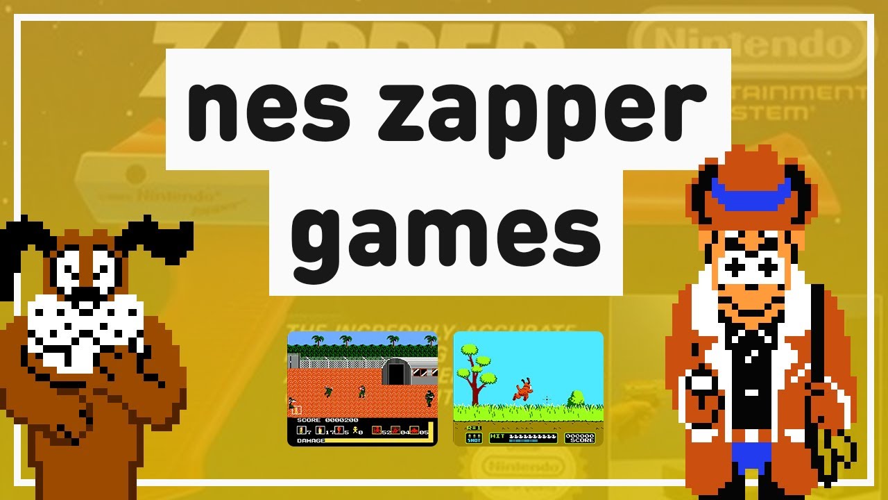 All NES Zapper Light Gun Games (Incl. Unlicensed and Homebrew)
