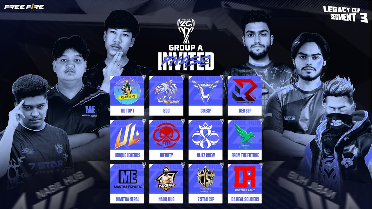[🔴LIVE] NABIL HUB LEGACY CUP-2025 SEG.3 | GROUP-A | BRING BACK YOU LEGACY | FT. @raadvaiyt829