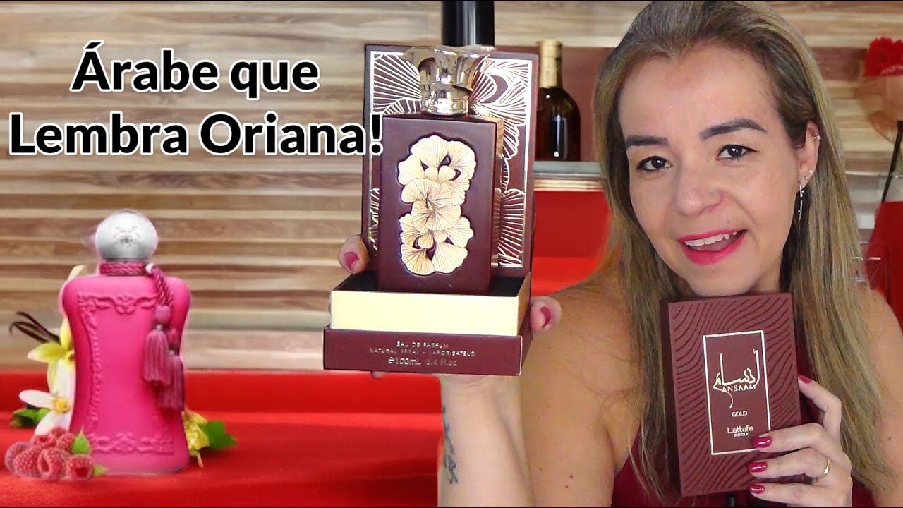 Ansaam Gold Lattafa - Floral incrível