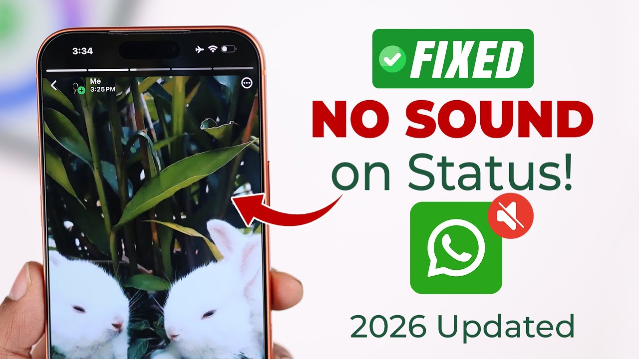 How to Fix NO SOUND on WhatsApp Video Status! [Audio Problem]