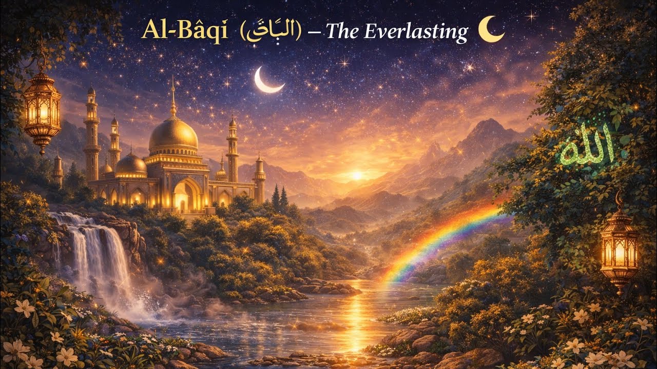 Al-Bāqī (ٱلْبَاقِي) – The Everlasting 🌙