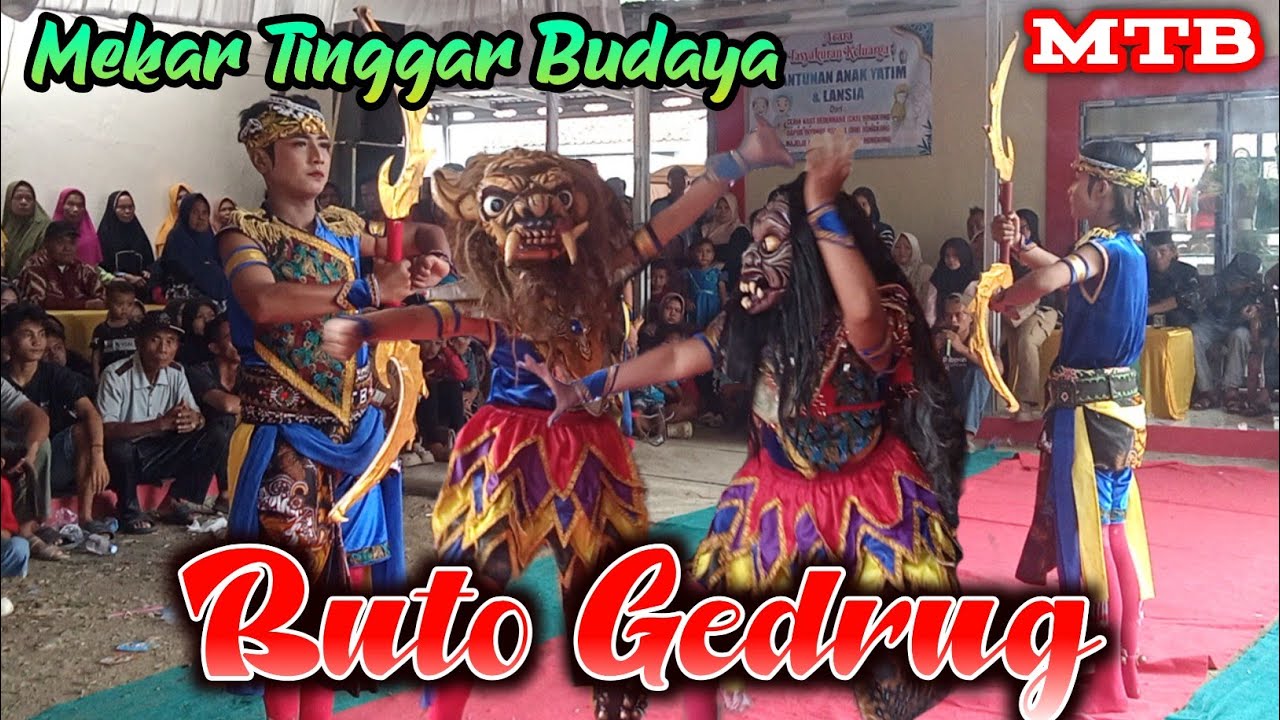 TARI BUTO GEDRUG EBEG MEKAR TINGGAR BUDAYA 👹LIVE MUNJUL KARANG GAYAM LUMBIR 